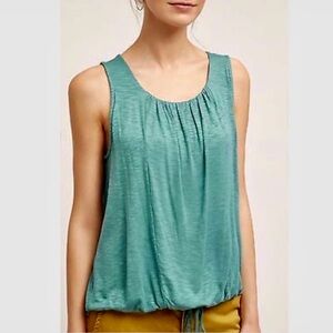 Anthropologie Dolan Left Coast Libba Green Sleeveless Women's Top Size S